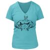 Women's Premium Deep V-Neck T-Shirt Thumbnail