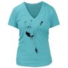 Women's Premium Deep V-Neck T-Shirt Thumbnail