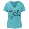 Women's Premium Deep V-Neck T-Shirt Thumbnail