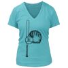 Women's Premium Deep V-Neck T-Shirt Thumbnail