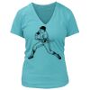 Women's Premium Deep V-Neck T-Shirt Thumbnail