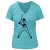 Women's Premium Deep V-Neck T-Shirt Thumbnail
