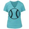 Women's Premium Deep V-Neck T-Shirt Thumbnail