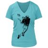 Women's Premium Deep V-Neck T-Shirt Thumbnail