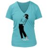 Women's Premium Deep V-Neck T-Shirt Thumbnail