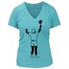 Women's Premium Deep V-Neck T-Shirt Thumbnail