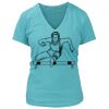 Women's Premium Deep V-Neck T-Shirt Thumbnail