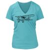 Women's Premium Deep V-Neck T-Shirt Thumbnail