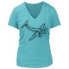 Women's Premium Deep V-Neck T-Shirt Thumbnail
