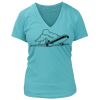 Women's Premium Deep V-Neck T-Shirt Thumbnail