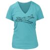 Women's Premium Deep V-Neck T-Shirt Thumbnail