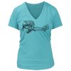 Women's Premium Deep V-Neck T-Shirt Thumbnail