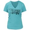 Women's Premium Deep V-Neck T-Shirt Thumbnail