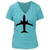Women's Premium Deep V-Neck T-Shirt Thumbnail