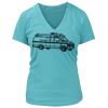 Women's Premium Deep V-Neck T-Shirt Thumbnail