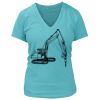 Women's Premium Deep V-Neck T-Shirt Thumbnail