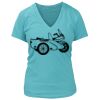 Women's Premium Deep V-Neck T-Shirt Thumbnail