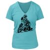 Women's Premium Deep V-Neck T-Shirt Thumbnail