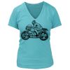 Women's Premium Deep V-Neck T-Shirt Thumbnail
