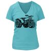 Women's Premium Deep V-Neck T-Shirt Thumbnail