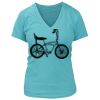 Women's Premium Deep V-Neck T-Shirt Thumbnail