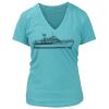 Women's Premium Deep V-Neck T-Shirt Thumbnail