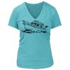 Women's Premium Deep V-Neck T-Shirt Thumbnail