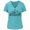 Women's Premium Deep V-Neck T-Shirt Thumbnail