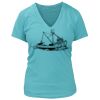 Women's Premium Deep V-Neck T-Shirt Thumbnail