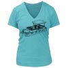 Women's Premium Deep V-Neck T-Shirt Thumbnail
