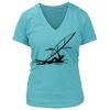 Women's Premium Deep V-Neck T-Shirt Thumbnail