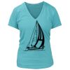 Women's Premium Deep V-Neck T-Shirt Thumbnail