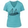 Women's Premium Deep V-Neck T-Shirt Thumbnail