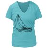 Women's Premium Deep V-Neck T-Shirt Thumbnail