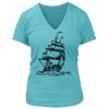 Women's Premium Deep V-Neck T-Shirt Thumbnail
