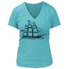Women's Premium Deep V-Neck T-Shirt Thumbnail