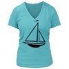 Women's Premium Deep V-Neck T-Shirt Thumbnail