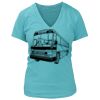 Women's Premium Deep V-Neck T-Shirt Thumbnail