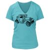 Women's Premium Deep V-Neck T-Shirt Thumbnail
