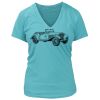 Women's Premium Deep V-Neck T-Shirt Thumbnail