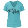 Women's Premium Deep V-Neck T-Shirt Thumbnail
