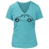 Women's Premium Deep V-Neck T-Shirt Thumbnail