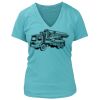 Women's Premium Deep V-Neck T-Shirt Thumbnail
