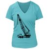 Women's Premium Deep V-Neck T-Shirt Thumbnail
