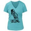Women's Premium Deep V-Neck T-Shirt Thumbnail