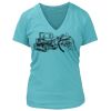 Women's Premium Deep V-Neck T-Shirt Thumbnail