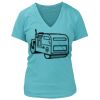 Women's Premium Deep V-Neck T-Shirt Thumbnail