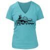 Women's Premium Deep V-Neck T-Shirt Thumbnail