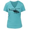 Women's Premium Deep V-Neck T-Shirt Thumbnail