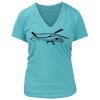 Women's Premium Deep V-Neck T-Shirt Thumbnail